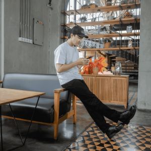 BAPIN Celana Jeans Reguler Pria - Basic Long Denim Pants Standar