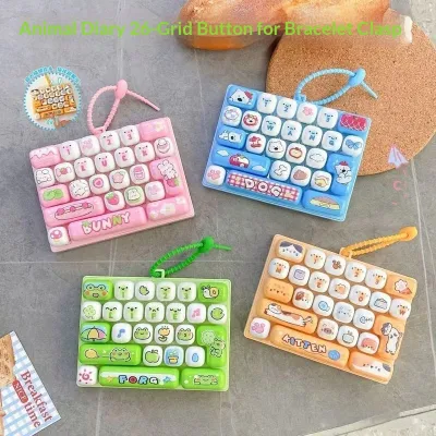 Runenbaoluo móc khóa bàn phím Relief căng thẳng động vật dễ thương Đồ chơi tăng cường tâm trạng di động