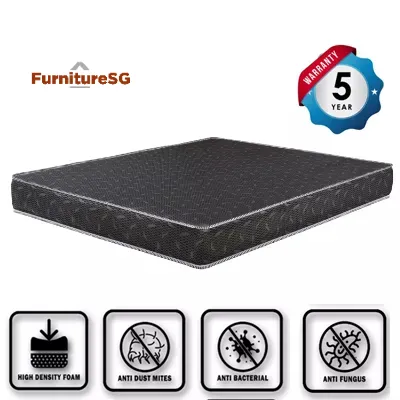 (FurnitureSG) High Density Ortho Foam Mattress Single Super Queen King Size Foam Mattress