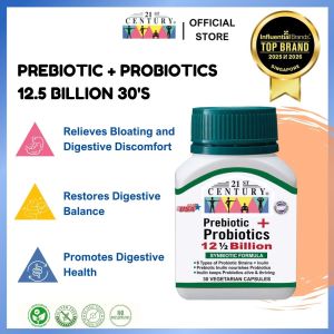 21st Century Prebiotic + Probiotics 12.5 Billion 30s (Contains Dairy)