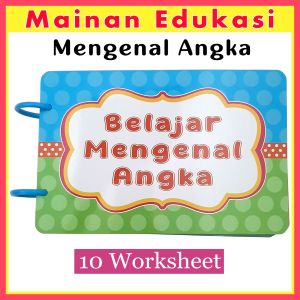 Mainan Edukasi BELAJAR MENGENAL ANGKA dan BERHITUNG Montessori counting activity