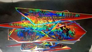 Stiker Bahan Hologram Untuk Motor: Variasi Stiker Racing Yamaha Vixion