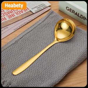 【2-3 days delivery】 Stainless Steel Ladle Household Tableware Household Spoon Feel Comfortable Long Handle Small Spoon