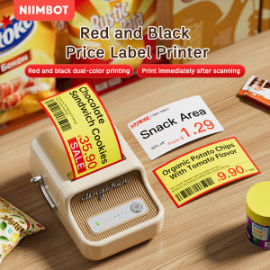 NIIMBOT B21Pro Food Label Printer HD Barcode Printer Bakery Bread/Cake/Production Date/Price Printer