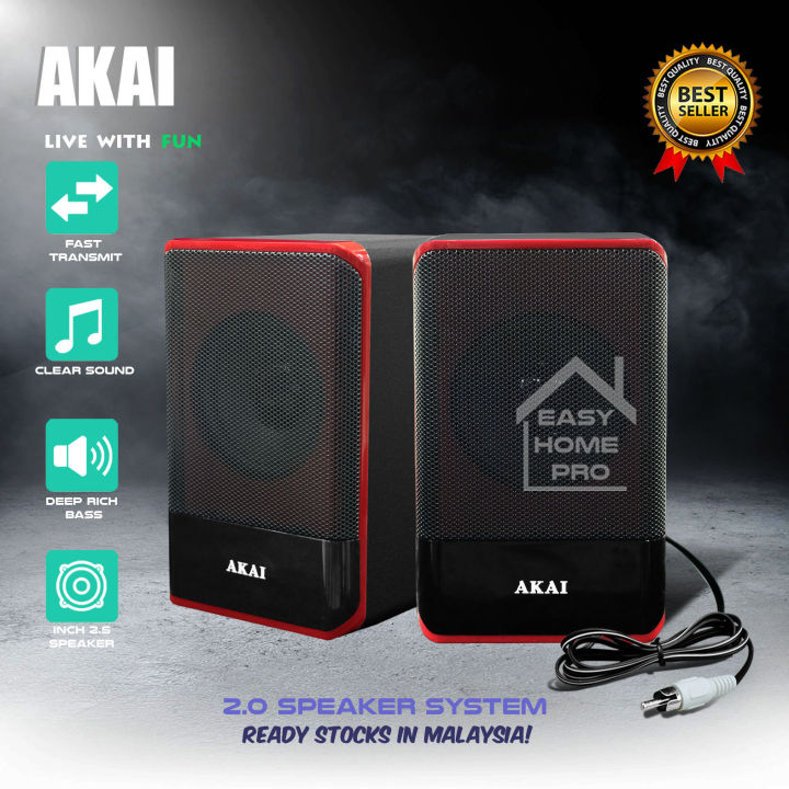 AKAI AK-SAT-ASP3003SAT Passive Speakers Bookshelf Speakers