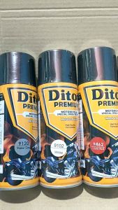 Paket Cat Semprot Pilok Diton Premium: Chili Red Merah Cabe 9462 & Primer Grey 9120