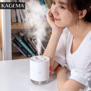 KAGEMA Mini Portable Snow Mountain Night Light Car Air Humidifier Purifier Aroma Diffuser USB Rechargeable for Room Office Large Capacity Air Humidifer