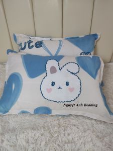 Vỏ gối nằm người lớn  áo gối đầu poly cotton bọc gối 45x65cm nhiều mẫu đẹp có khoá kéo - shop bán 1 hoặc 2 chiếc tuỳ chọn [Cung Hoàng Đạo Sao Đêm]