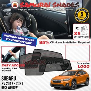 Car Sunshade SUBARU XV FORESTER STRONG MAGNET SAMURAI SUN SHADES Magnetic Pelindung Matahari Kereta