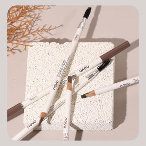 NOVO wild fog feeling machete eyebrow pencil natural fog feeling smooth and easy to color color development is not easy to smudge and the roots are clear