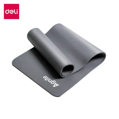 [ของขวัญฟรี] Deli เสื่อโยคะ เบาะออกกําลังกาย แผ่นโยคะ หนา 6-10 มม กันลื่น ฟรีสายรัด Yoga Mat