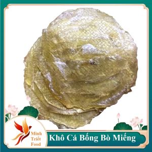 cá Bò khô - Khô cá Bò (cá bóng) ép miếng tròn hàng chất lượng-Khô Cá Bống nướng thơm lừng dùng để ăn cơm hay lai rai chút bia với chiến hữu đều ngon.