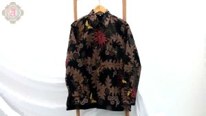 Baju Batik Pria Aluna Mewah Untuk Pesta Pernikahan Berkualitas Premium Keren n Kekinian Terbaru Lengan Panjang PCW 063