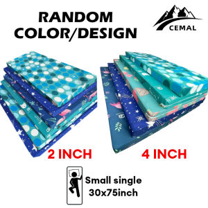 JMStyle 2/4" Thick foam bed family size foam mattress double size bed foam doubl with Color Cover Single / Double / Queen / Family  size sale 2 person