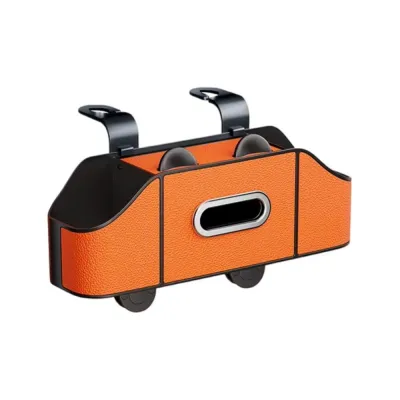 EUREKA Có hộp đựng khăn giấy Túi đựng đồ ghế sau ô tô Có giá đỡ cốc Móc treo Giá để đồ ô tô Hiện đại Đa chức năng Hộp đựng đồ treo tựa đầu ghế Ứng dụng trong ngành ô tô