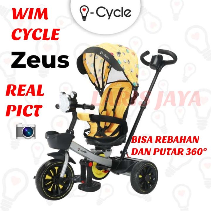 [ BONUS BELL ] Sepeda roda tiga I CYCLE ZEUS by WIM CYCLE sepeda anak ...
