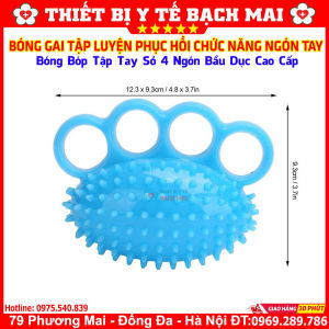 Bóng Bóp Tay Sỏ 4 Ngón Tập Luyện Linh Hoạt Khoẻ Mạnh Chức Năng Bàn Ngón Tay