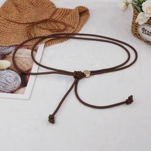 BGS- 560 Sabuk wanita kulit asli ikat pinggang wanita Belt Kulit Lilit Sabuk Gesper Kekinian