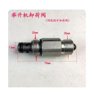 Hanson8 Car Suitable for Yuan Zheng Dedicated Lift Pressure Relief Valve,Check Unloading Oil Return Drop Accessories 7M5T2