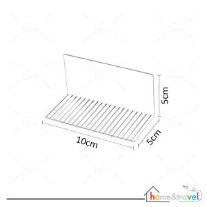 HOVELSHOP Sekat Akrilik Transparan Pembatas Rak Organizer Perlengkapan Rumah Tempel Dinding