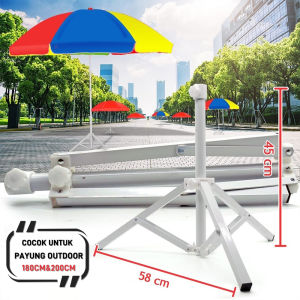 【COD】Payung 200 CM Payung Tenda / Anti Angin Tenda Taman Pantai Cafe Payung Taman