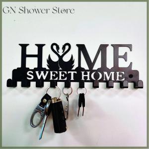 GNStore[COD] ที่ใส่กุญแจตกแต่งบ้านแสนหวานแบบติดผนังตะขอแขวนพวงกุญแจที่แขวนผนังที่สร้างสรรค์สำหรับประตูหน้า1ชิ้น