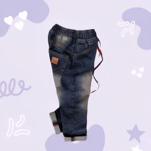 Celana Jeans Anak Panjang Denim Stretch Melar Distro Usia 1-13 Tahun