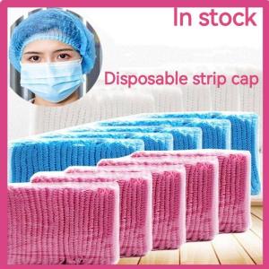 100pcs 19 inch Disposable Bouffant Cap / Head Cap / Surgical Cap / OR Cap / Mob Cap / Hair Net
