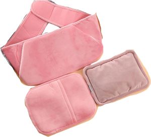 Rechargeable Hot Water BottlePortable Electric Hot Water BottlePink    Warm Water Bag Pouch with Soft Waist Cover for Neck and ShoulderBackHandLegsWaist WarmAutomatic Temperature Control