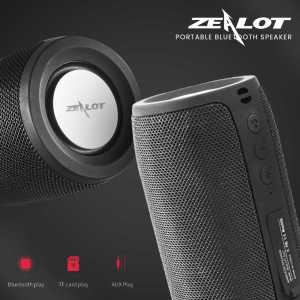 ZEALOT Speaker bluetooth full bass 5.2 HIFI RGB Waterproof IP67 3600mAh outdoor portable camping S49