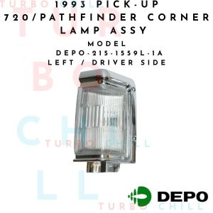 1993 PICK-UP 720/PATHFINDER CORNER LAMP ASSY DEPO-215-1559L-1A LEFT / DRIVER SIDE