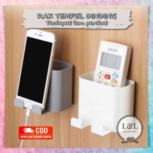Tempat Penyimpanan & Stop Kontak Multifungsi untuk Handphone & Remote