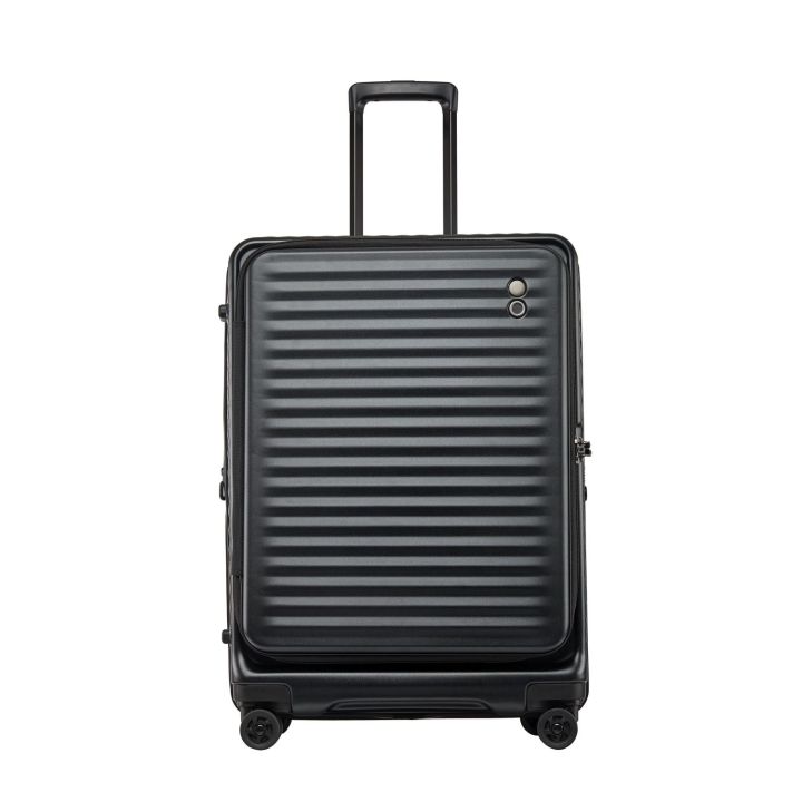 Echolac Celestra 28 Black Waterproof Polycarbonate Luggage Expandable Spinner Lazada Singapore