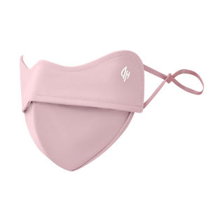 Sunscreen face mask full face UV protection female ice silk black rubber hat integrated neck protection face Gini riding mask