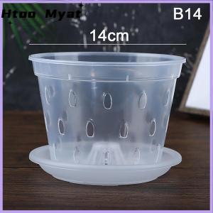 tantuoye 1 cái chậu hoa chậu trồng cây trong vườn chậu thoát nước có lỗ trong suốt giỏ hoa phong lan nhựa thoáng khí phụ kiện chậu hoa