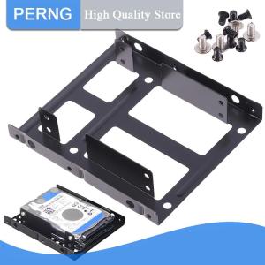 [PERNG] Tehe Máy tính để bàn 2.5 để 3.5 Ổ cứng Máy tính để bàn kép SSD gắn khung Bộ chuyển đổi nội bộ