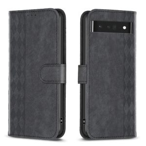 Case For Google Pixel 8 8 Pro / Pixel 7A 7 7 Pro Magnetic Leather Lychee skin pattern Wallet Card Slots Flip Cover Casing