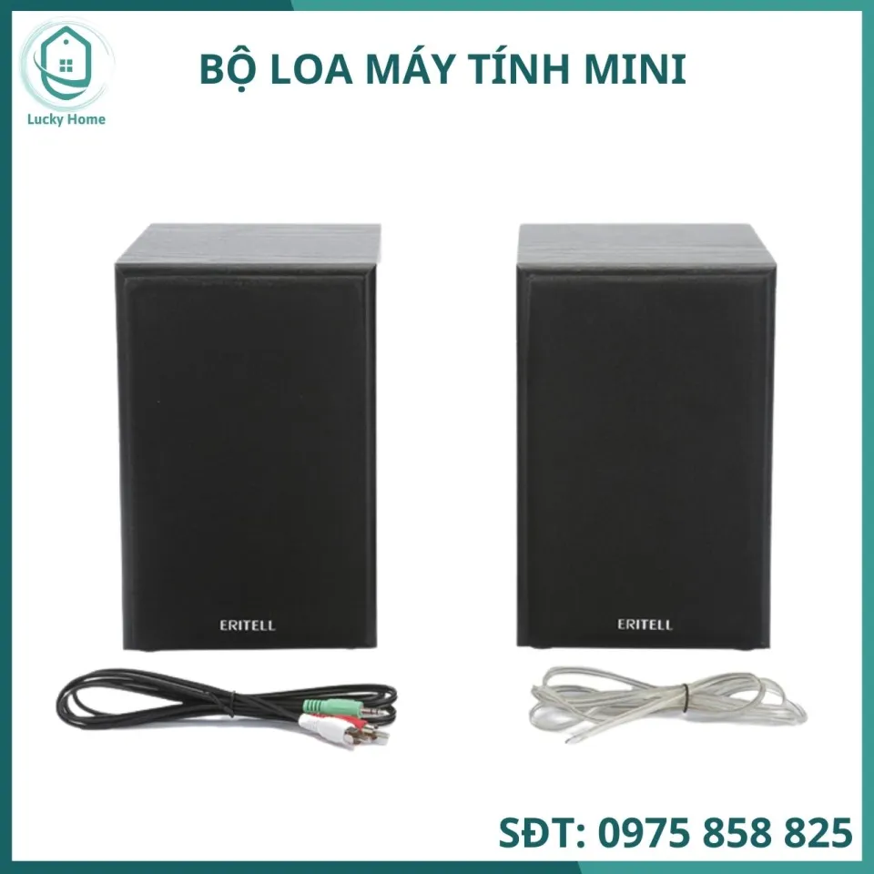 Bộ loa máy tính mini ERITELL, Đôi loa vi tính, Loa máy tính, Công ...