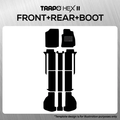 Trapo Car Mat for Toyota Sienta with Console Box (2015-2021)
