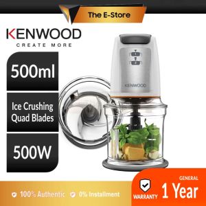Kenwood Duo Prep 2-in-1 Quad Blade Chopper 800W | CHP80.000SI (Coffee Grinder Cutter Vegetables Meat Grinder Garlic Nut Grinder Ice-Crushing Baby Food Processor Hand Mixer Hand Blender Pencincang Replacement for CHP61.100WH)