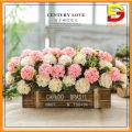 Lẵng Hoa Để Bàn Hoa Trang Trí Bàn Trà Phòng Khách Hội Nghị Nhiều Mẫu Cắm Sẵn Dài 28cm DG-115. 