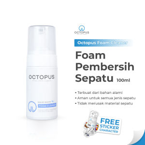 Octopus shoe cleaner Foam Cleaner Pembersih Sepatu tanpa cuci 130 ML | Foam Cleaner serbaguna pembersih sepatu tanpa air FC130OCT