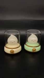 Desktop LED Cute Night Light Table Bedside Lamp Creative USB Rechargeable Portable Cartoon Table Lamp For Coffee Bar Home Bedroom Decor Hotel Bedroom