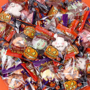 万圣节棉花糖卡通糖零食Halloween Marshmallows Fruit Flavor Candy Cartoon Gummies Snacks