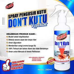 SPRAY PENGUSIR KUTU KASUR/KUTU SOFA//RACUN KUTU KASURTUNGAUTUMILA.BASMI SEMUA DENGAN DONT KUTU 250ML