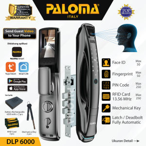 PALOMA DLP 6000 Digital Lock Smart Home Kunci Pintu Door Handle WiFi