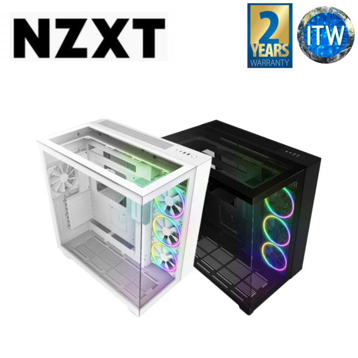 NZXT H9 Elite Mid-Tower Case (White)