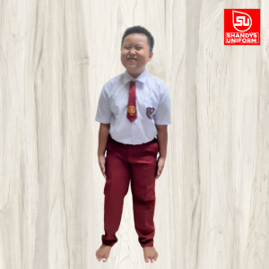 Setelan Seragam Sekolah SD Negeri anak laki laki I Shandys Uniform