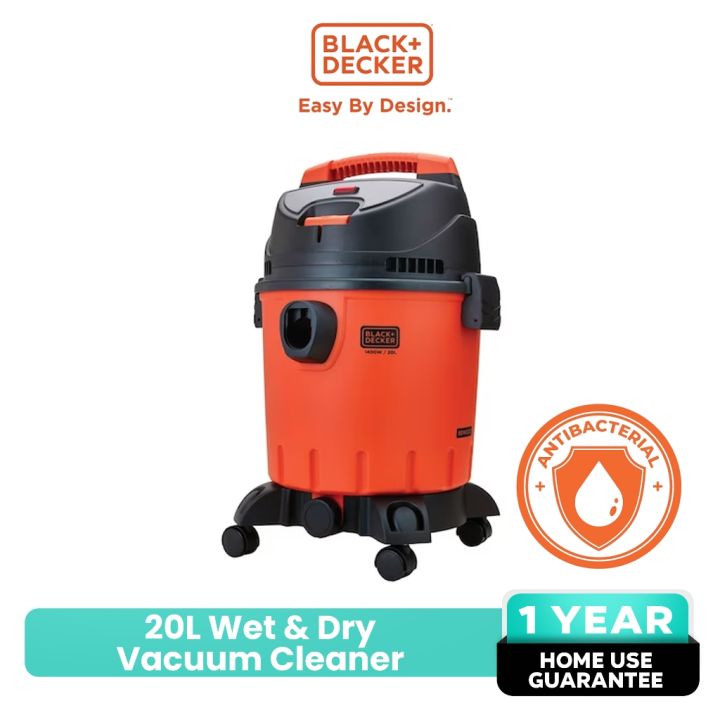BLACK+DECKER™ Wet Dry Vacuum Cleaner 20L (BDWD20B1) 1 Year Warranty