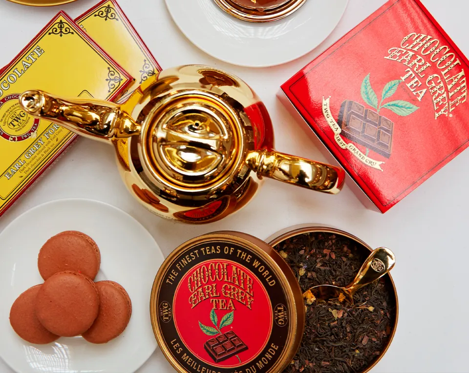 TWG Tea | Chocolate Earl Grey, Loose Leaf Black Tea Blend in
